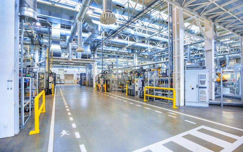 Sơn epoxy kẻ vạch nhà xưởng